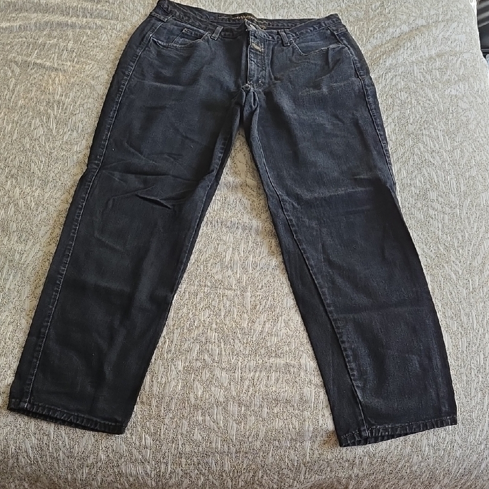 Vintage Men's Black Girbaud Skinny Cowboy Jeans